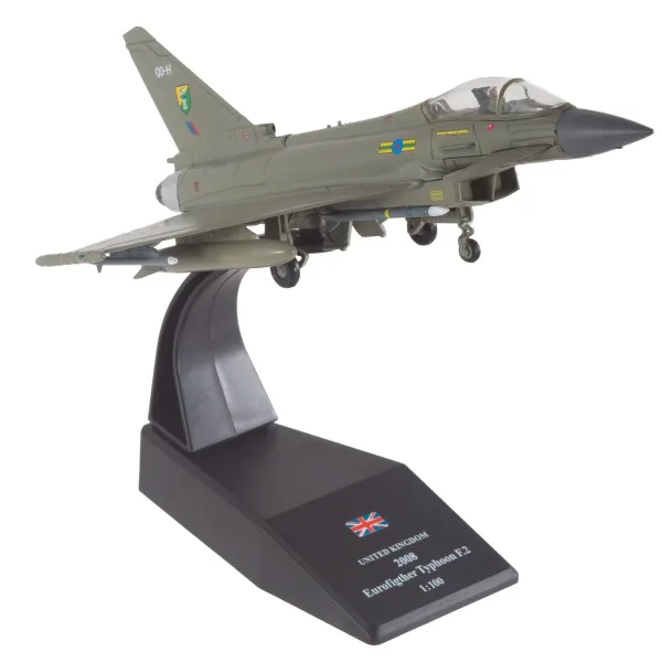 RAF Eurofighter Typhoon Diecast Model - Scale 1:100