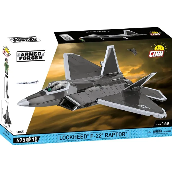Lockheed F-22 Raptor Brick Model Kit