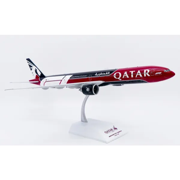 Qatar Airways Boeing 777-300ER - "FORMULA 1" A7-BEG - Diecast - 1/200