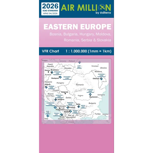 Air Million Eastern Europe VFR Chart - 2026