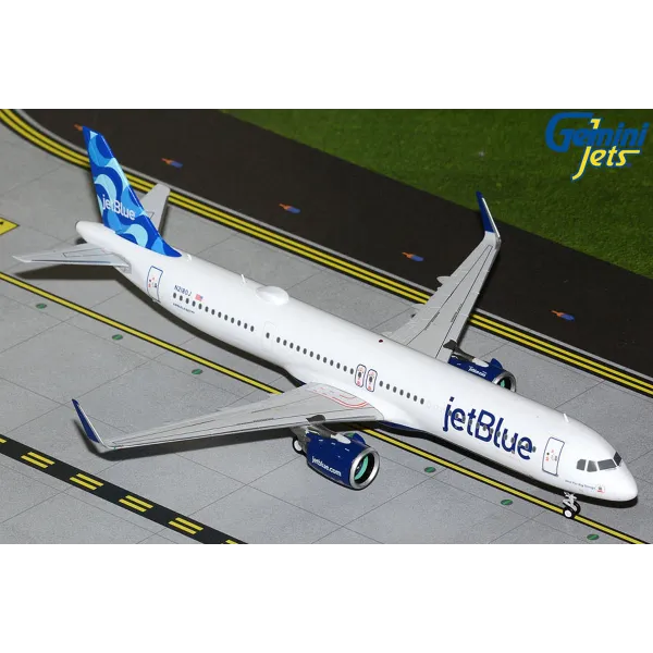 Gemini Jets JetBlue Airways Airbus A321 Neo 'Mint For Big Things' Diecast - N52180J - 1/200