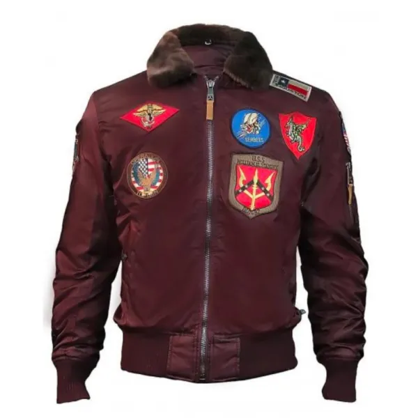 Top Gun B-15 Flight Jacket With Patches