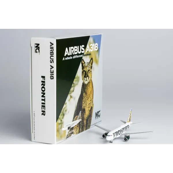 Frontier Airlines Airbus A318-100 Diecast - N807FR - 1/400