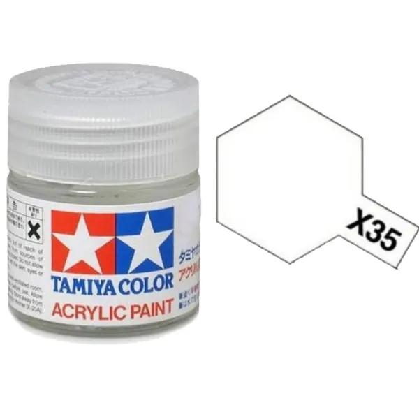 Tamiya X-35 Clear Semi Gloss Acrylic Paint 10ml