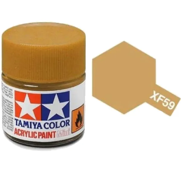 Tamiya XF-59 Desert Yellow Matt Acrylic Paint 10ml
