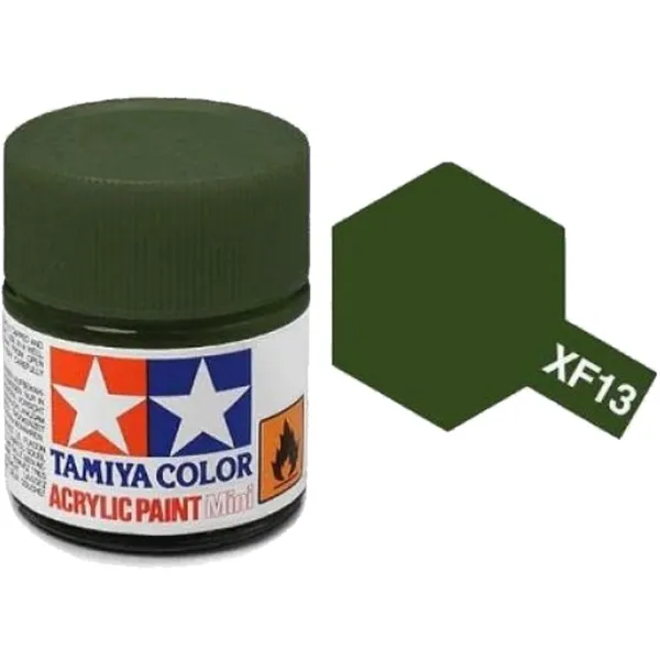 Tamiya XF-13 Japanese Army Green Matt Acrylic Paint 10ml