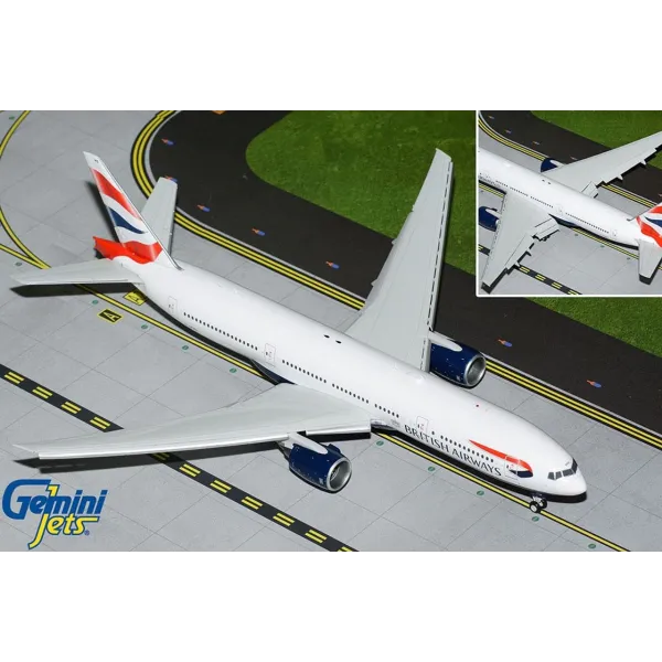 Gemini Jets British Airways B777-200ER Flaps Down Diecast  - G-YMMS - 1/200