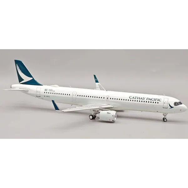 Cathay Pacific Airbus A321 '80 Years Together' Livery - B-HPS - Diecast - 1/200