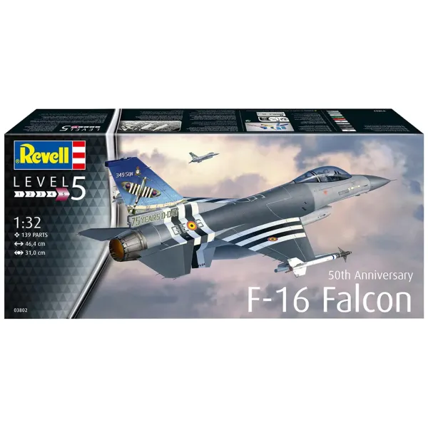 Revell F-16 Falcon 50th Anniversary 1:32 Plastic Kit