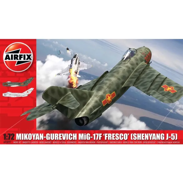 Airfix Mikoyan-Gurevich MiG-17F 'Fresco' (Shenyang J-5) 1:72 Plastic Kit