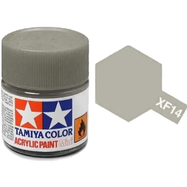Tamiya XF-14 Japanese Army Grey Matt Acrylic Paint 10ml