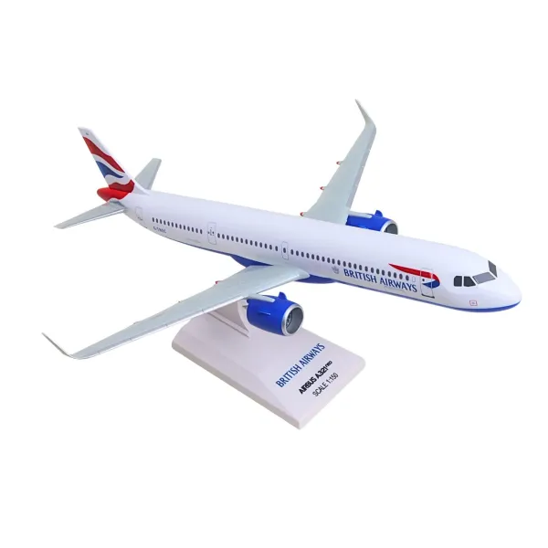 Skymarks British Airways Airbus A321 Neo Plastic Model - Scale 1:150