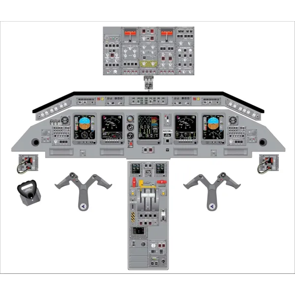 Embraer ERJ-145 Cockpit Training Poster
