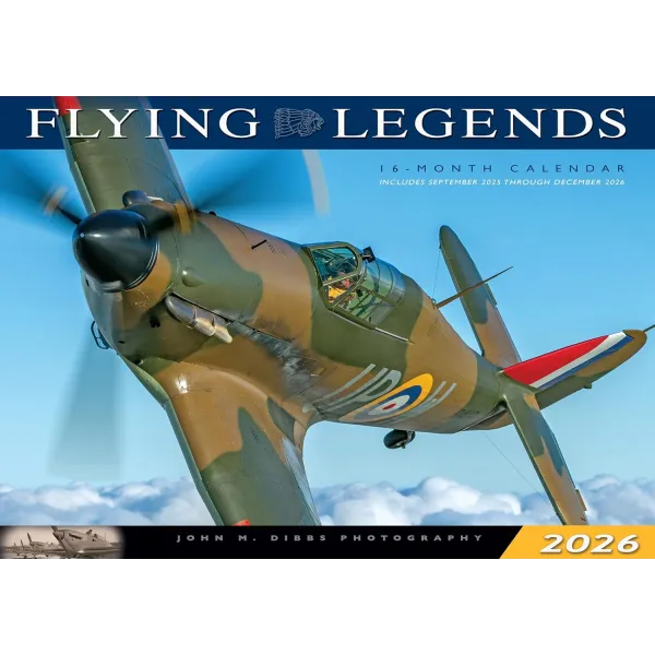 Flying Legends Calendar 2026: 16 Months