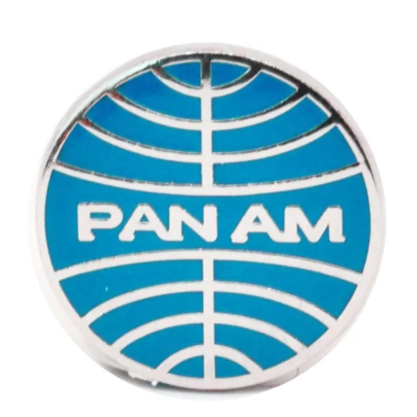 Pan Am Round Pin Badge