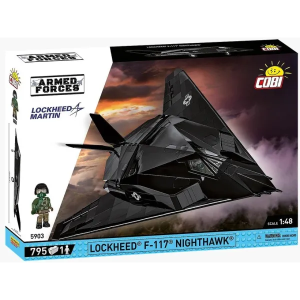 Lockheed F-117 Nighthawk Brick Model Kit