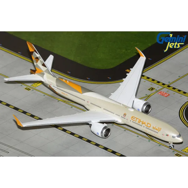 Gemini Jets Etihad Airways Boeing 777-9 Diecast - A6-FAA - 1/400