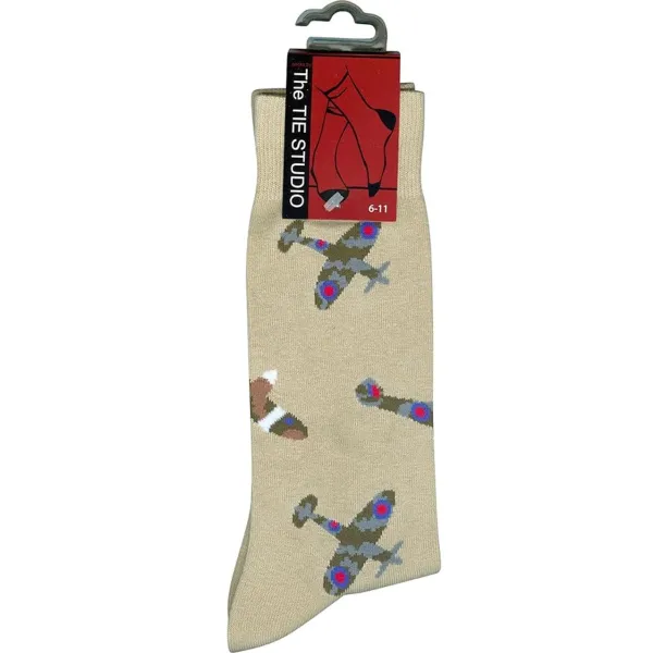 Spitfires on Khaki Socks