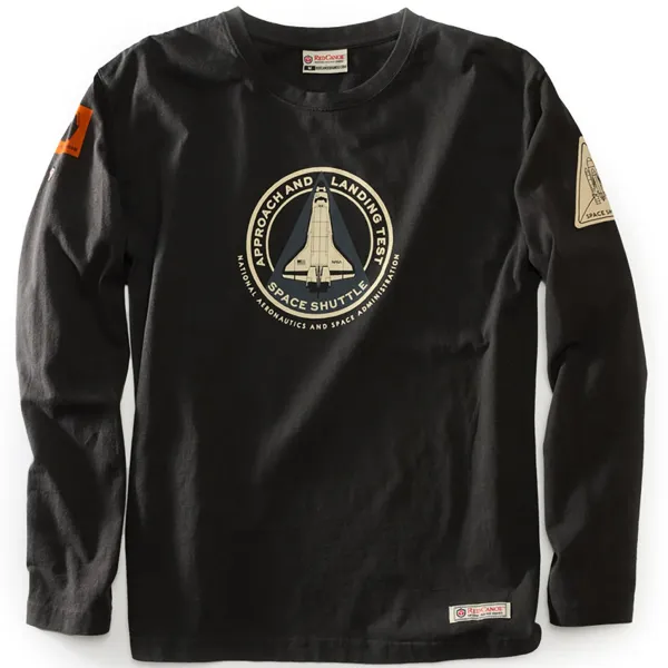 NASA Shuttle Long Sleeve T-Shirt - Slate