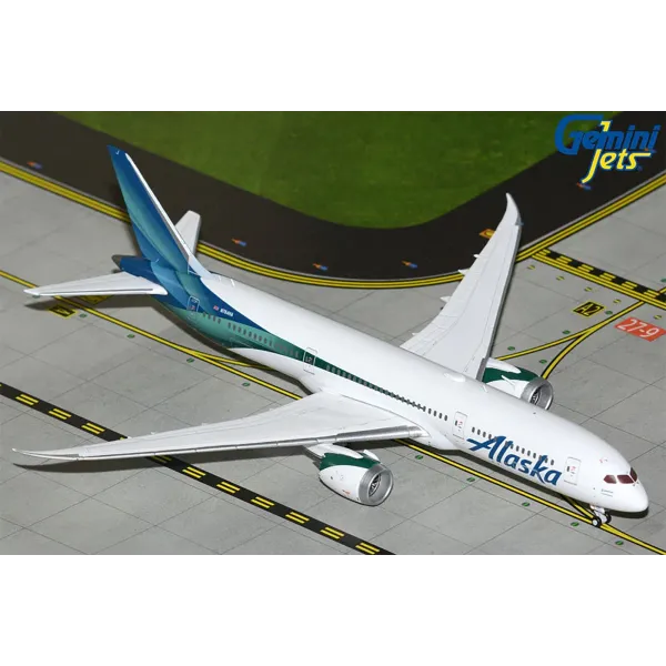 Gemini Jets Alaska Airlines Boeing 787-9 Diecast - N784HA - 1/400
