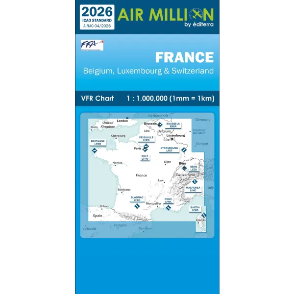 Air Million France VFR Chart - 2026