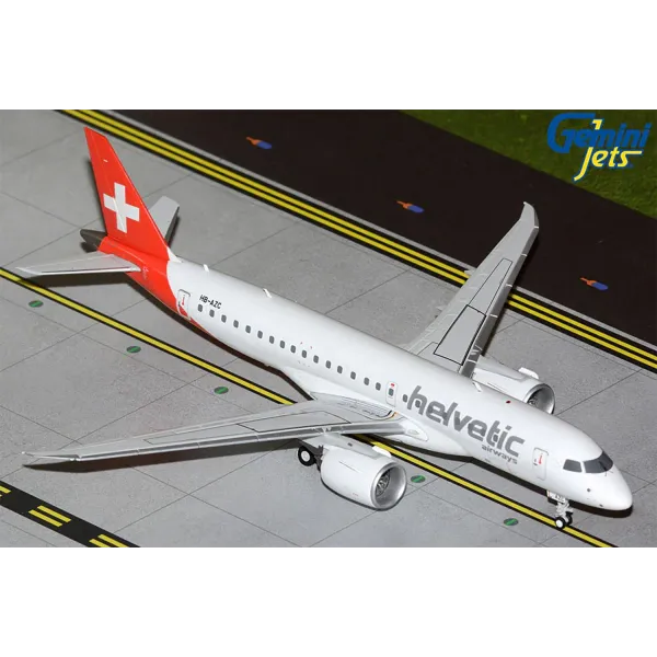 Gemini Jets Helvetic Airways Embraer E190-E2 Diecast - HB-AZC - 1/200 1/200