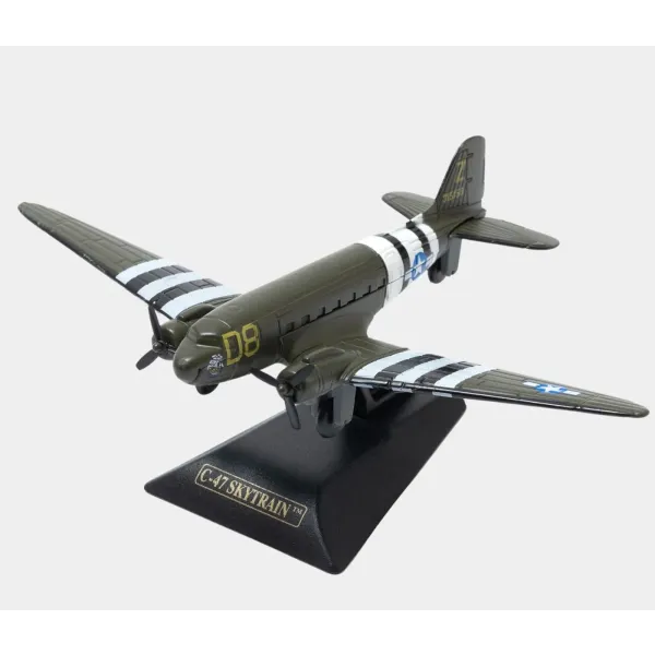 Sky Wings C-47 Skytrain WW2 Diecast Model - 1/100