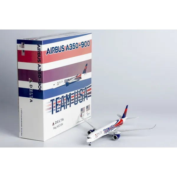 Delta Airlines Airbus A350-900 Team USA Livery Diecast - N521DN - 1/400