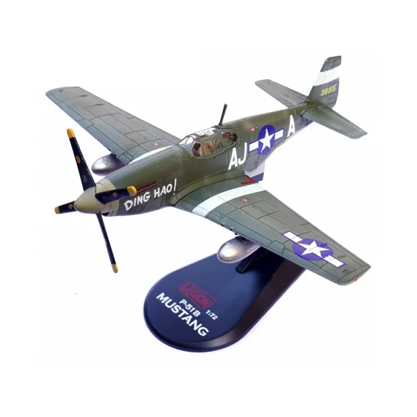 P-51B Mustang Ding Hao Maj.Howard 345th FG 1943 Diecast - 1/72