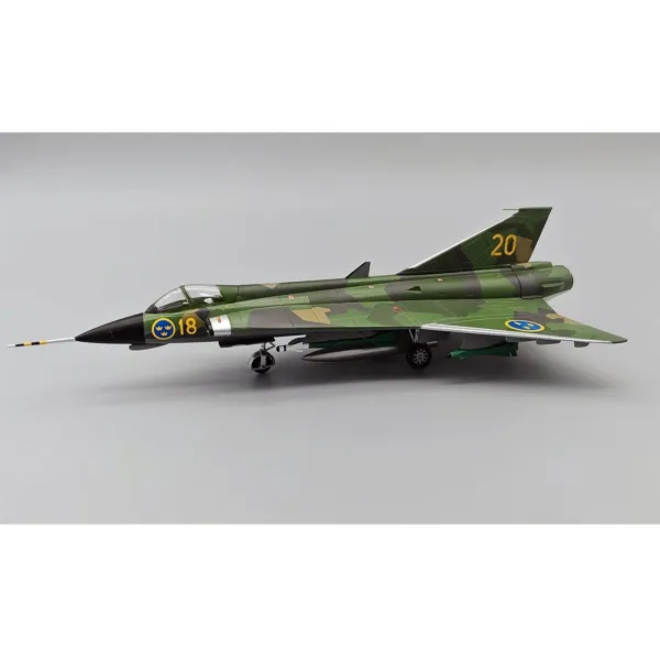 SAAB Draken  J35J Swedish Air Force Splinter Scheme Diecast - 1/72