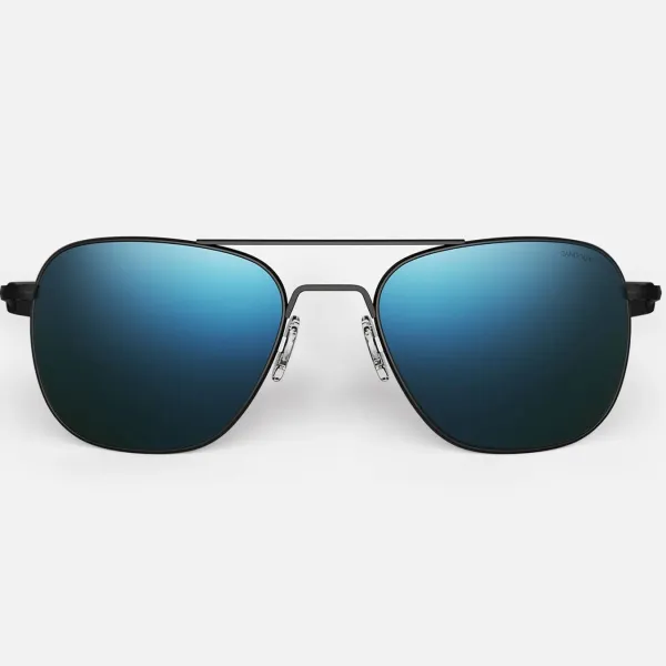 AVIATOR - MATTE BLACK & COBALT