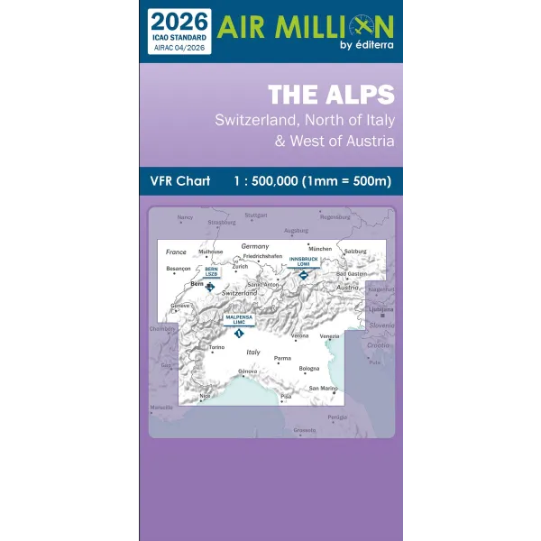 Air Million The Alps VFR Chart - 2026