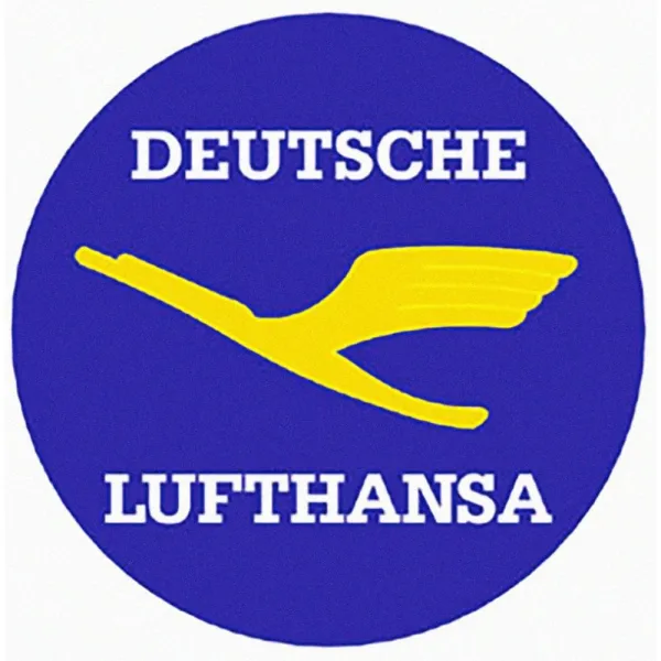 Lufthansa Retro Iron on Patch