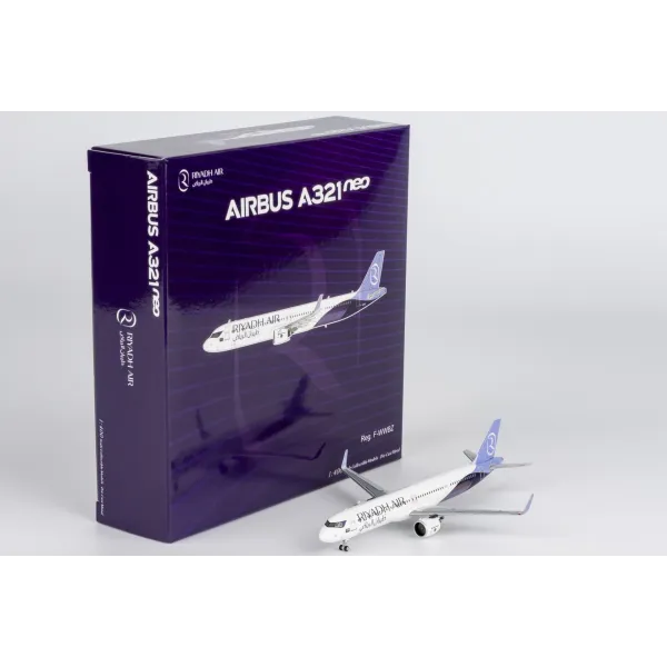 Riyadh Air Airbus A321XLR Diecast - F-WWBZ - 1/400