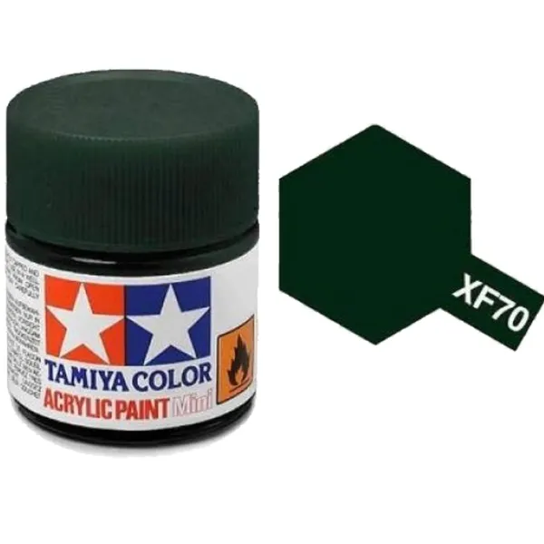 Tamiya XF-70 Dark Green 2 Matt Acrylic Paint 10ml
