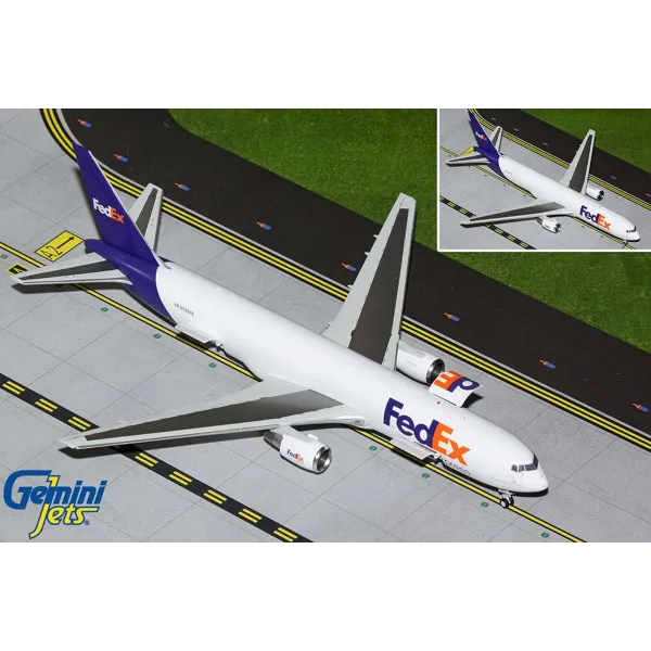 Gemini Jets Fed-Ex B767-300ERF - N134FE Interactive Diecast - Scale 1:200