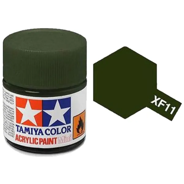 Tamiya XF-11 Japanese Navy Green Matt Acrylic Paint 10ml
