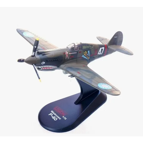 P-40C Warhawk AVG 3rd PS Robert T. Smith China 1942 Diecast - 1/72