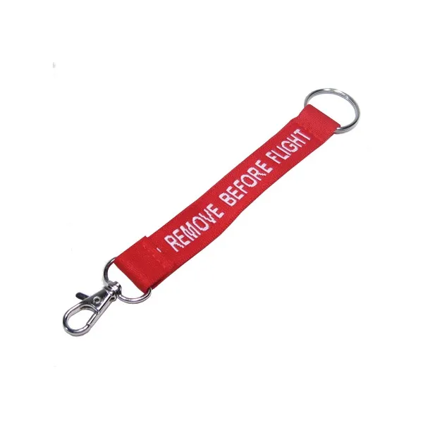 Remove Before Flight Clip Keyring