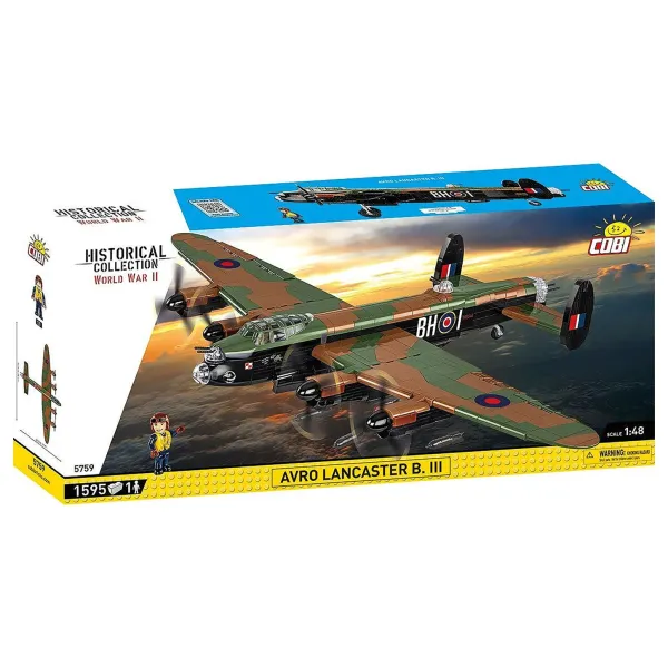 Avro Lancaster B. III Brick Model Kit - Scale 1/48