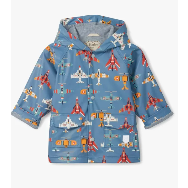Airplanes Designer Raincoat by Hatley