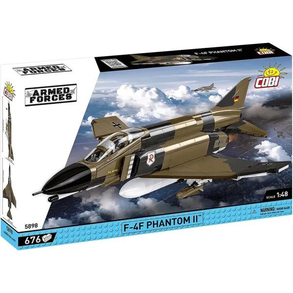 F-4F Phantom II (Luftwaffe) Brick Model Kit - Scale 1/48