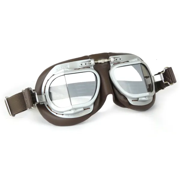 Classic Mark 9 Superjet Brown Leather Goggles