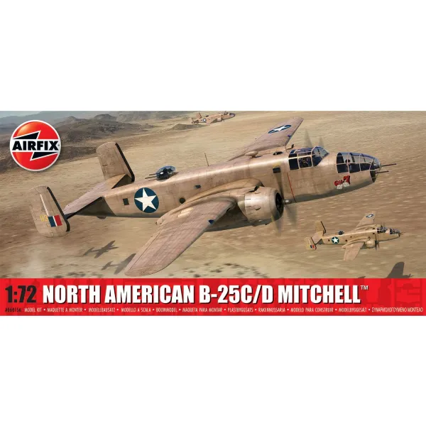 Airfix North American B-25C/D Mitchell 1:72 Plastic Kit