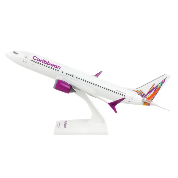 Caribbean B737 Max 8 Plastic Model - Scale 1:130