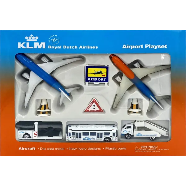 KLM 787 / KLM 787 Orange Pride Dual Aircraft Airport Playset