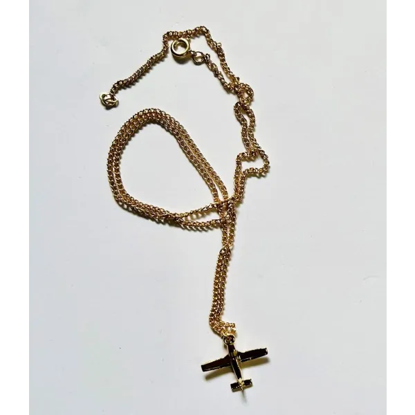 Piper Cherokee Gold Plated Pendant Necklace