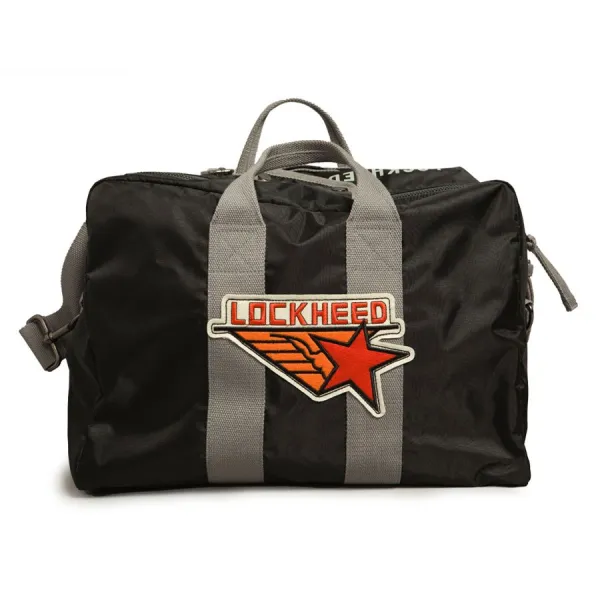 Red Canoe Lockheed Kit Bag - Black
