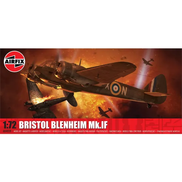 Airfix Bristol Blenheim Mk.IF 1:72 Plastic Kit 1:72 Plastic Kit