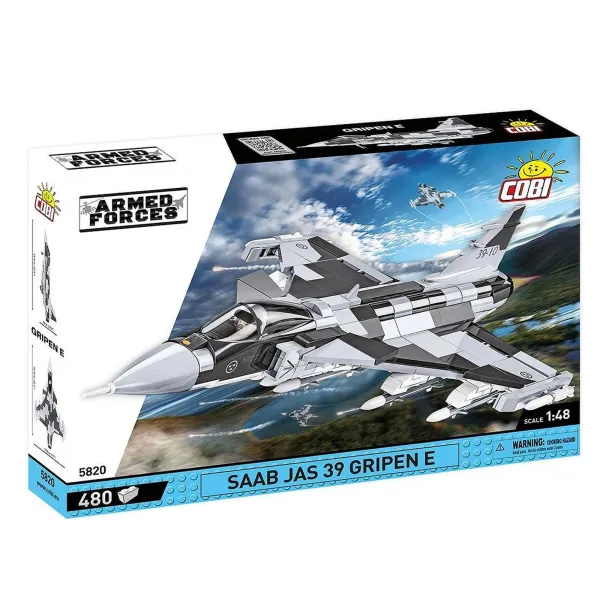 Saab JAS 39 Gripen E Brick Model Kit